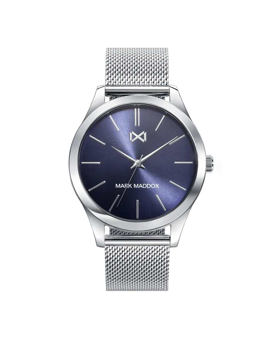 RELOJ DE HOMBRE MARK MADDOX MARAIS DE ACERO CON MALLA MILANESA HM711937