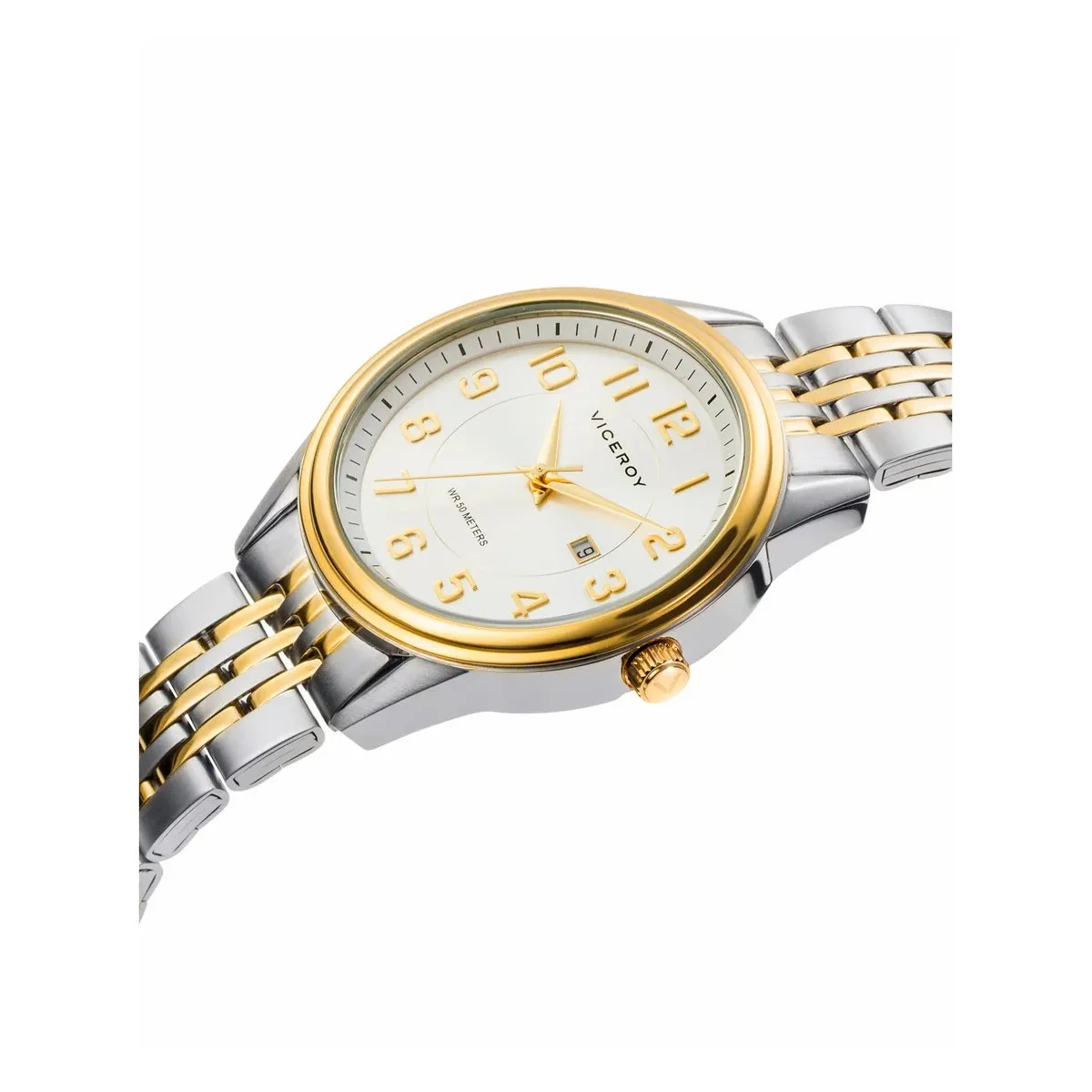 RELOJ DE MUJER GRAND 3 AGUJAS DE ACERO CON IP DORADO  VICEROY