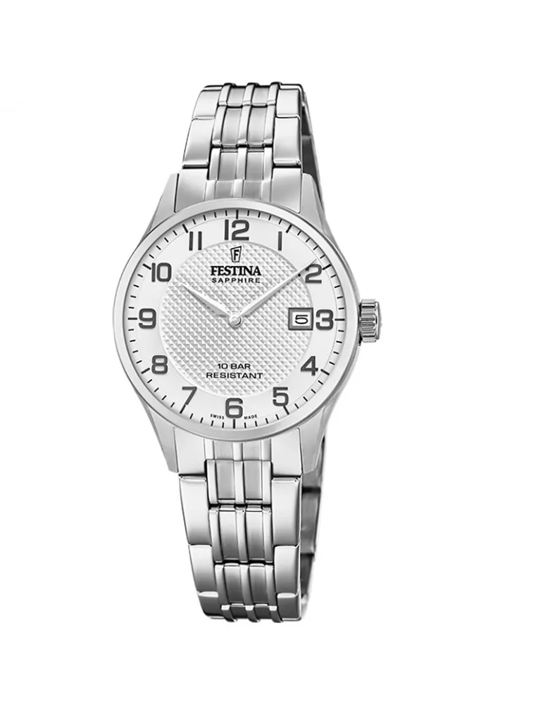 Reloj Festina mujer Swiss Made Acero F20006