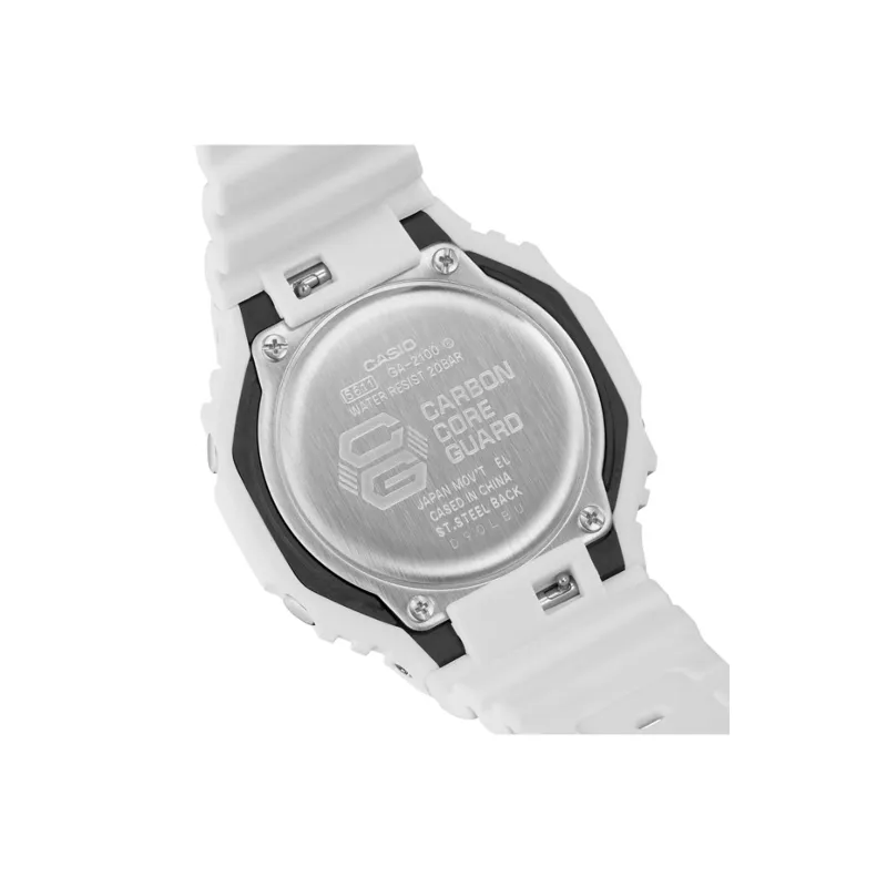 RELOJ GSHOCK CASIO BLANCO GA21007A7ER
