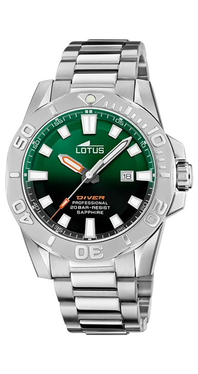 Reloj Lotus Diver Verde/Negro18926/5
