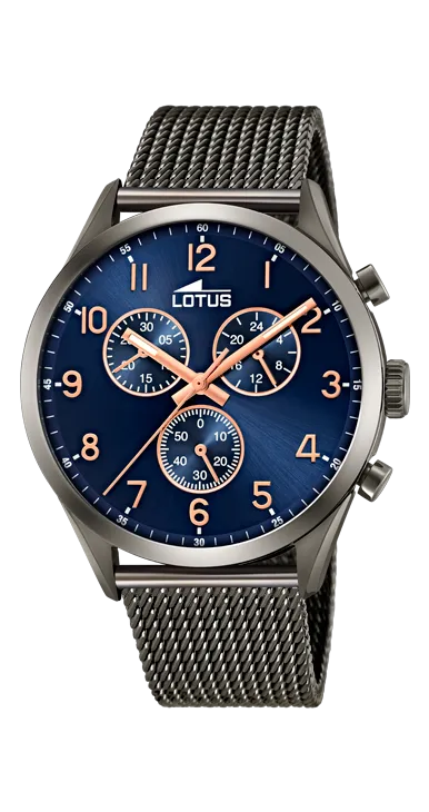 Reloj Lotus Hombre Pavonado Negro 18650/A