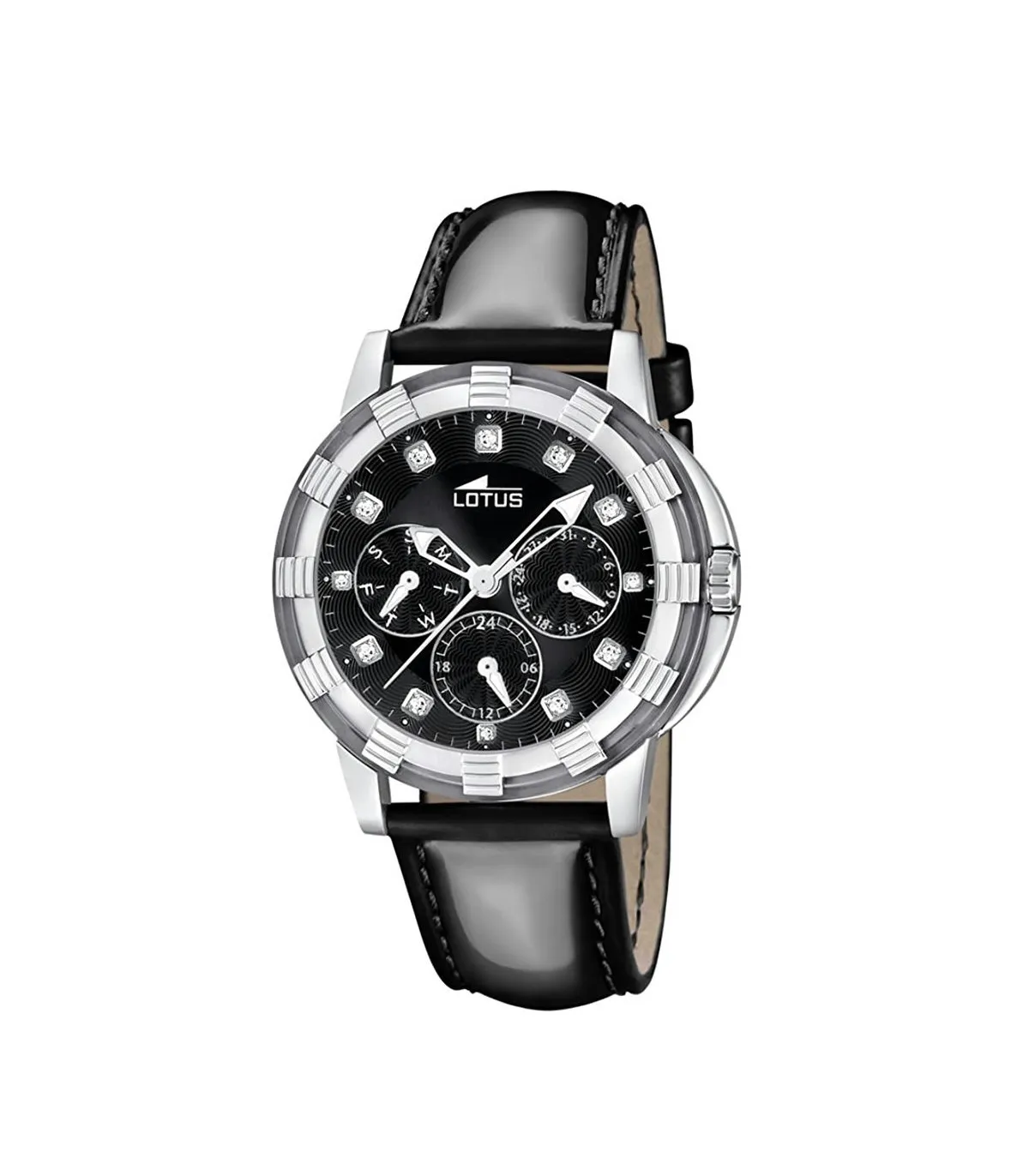 RELOJ LOTUS MUJER ANALóGICO NEGRO  15746/8