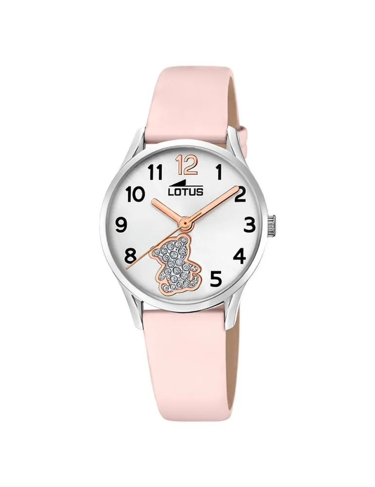 Reloj Lotus Niña Osito Rosa 18406