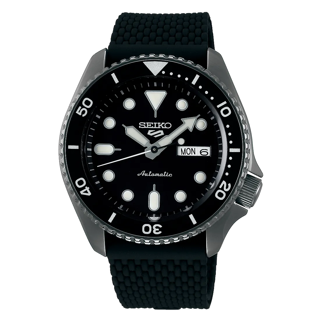 Reloj Seiko 5 Sports Suits Negro/Caucho