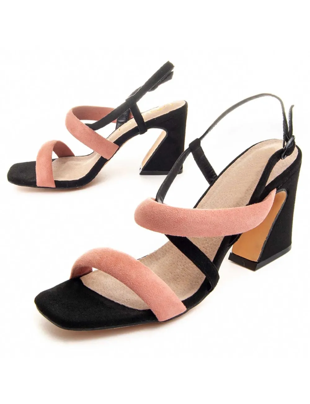 Sandalia Con Tacón Para Mujer.  Montevita  Sanndal5  88463