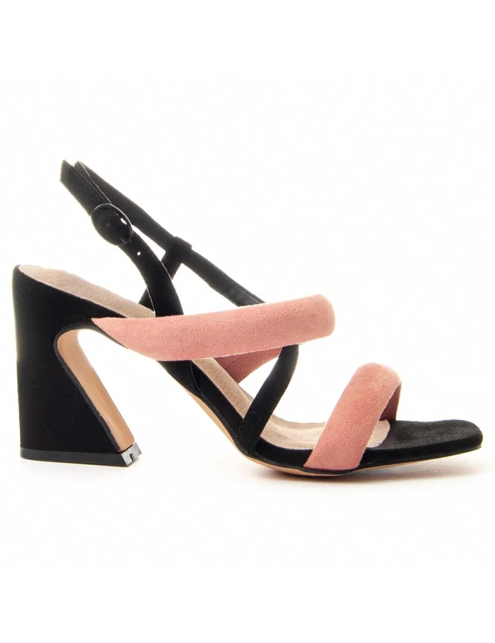 Sandalia Con Tacón Para Mujer.  Montevita  Sanndal5  88463