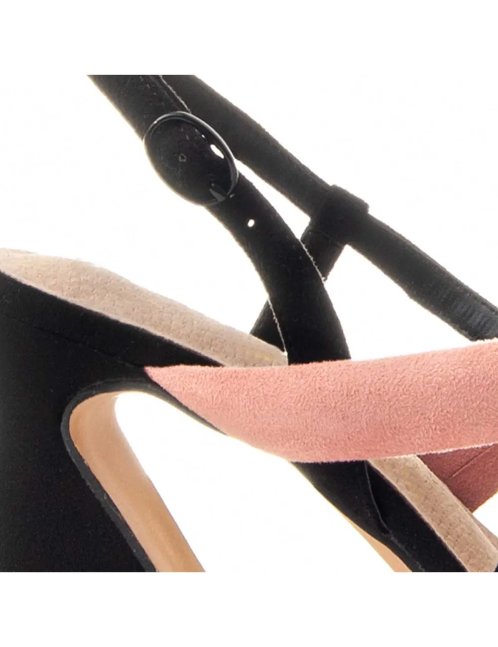 Sandalia Con Tacón Para Mujer.  Montevita  Sanndal5  88463