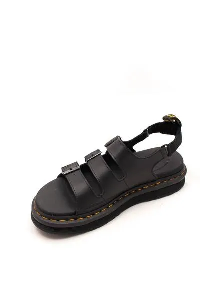 sandalia dr. martens soloman hydro leather negro