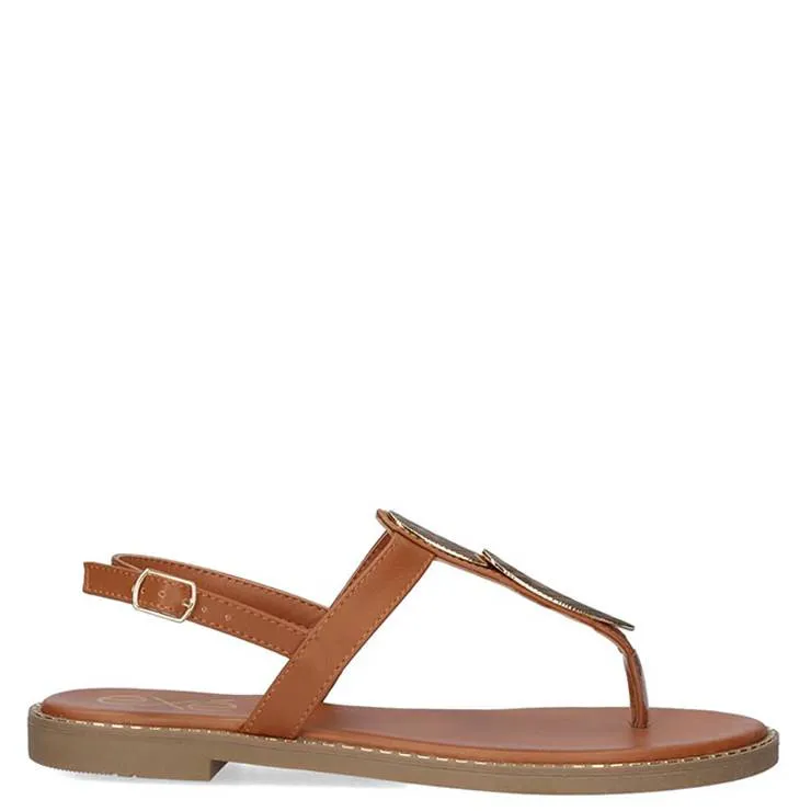 SANDALIA EXE P337557 CUERO
