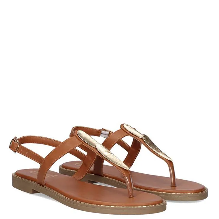 SANDALIA EXE P337557 CUERO