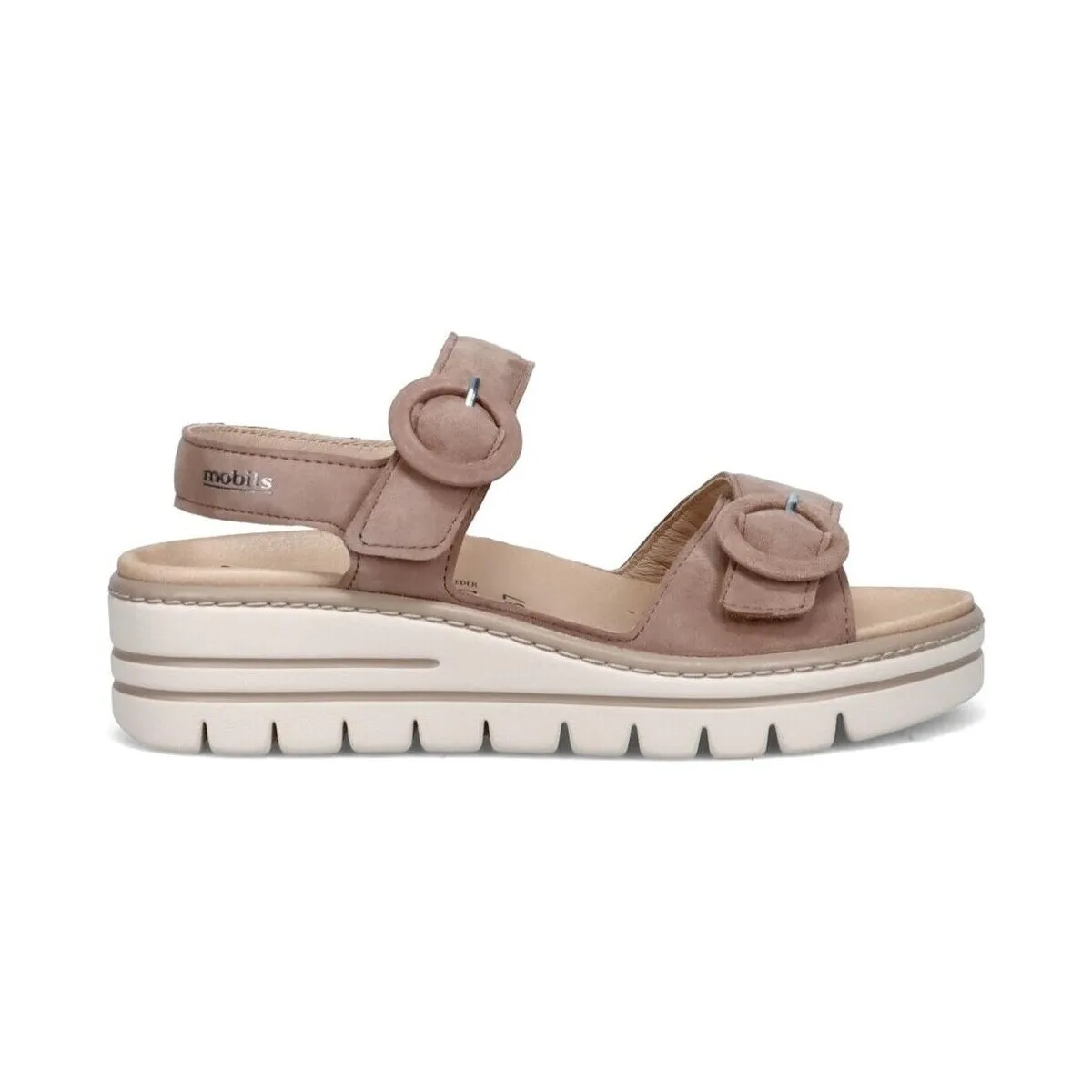 SANDALIA  MOVIL'S CLARA NUBUCK TAUPE