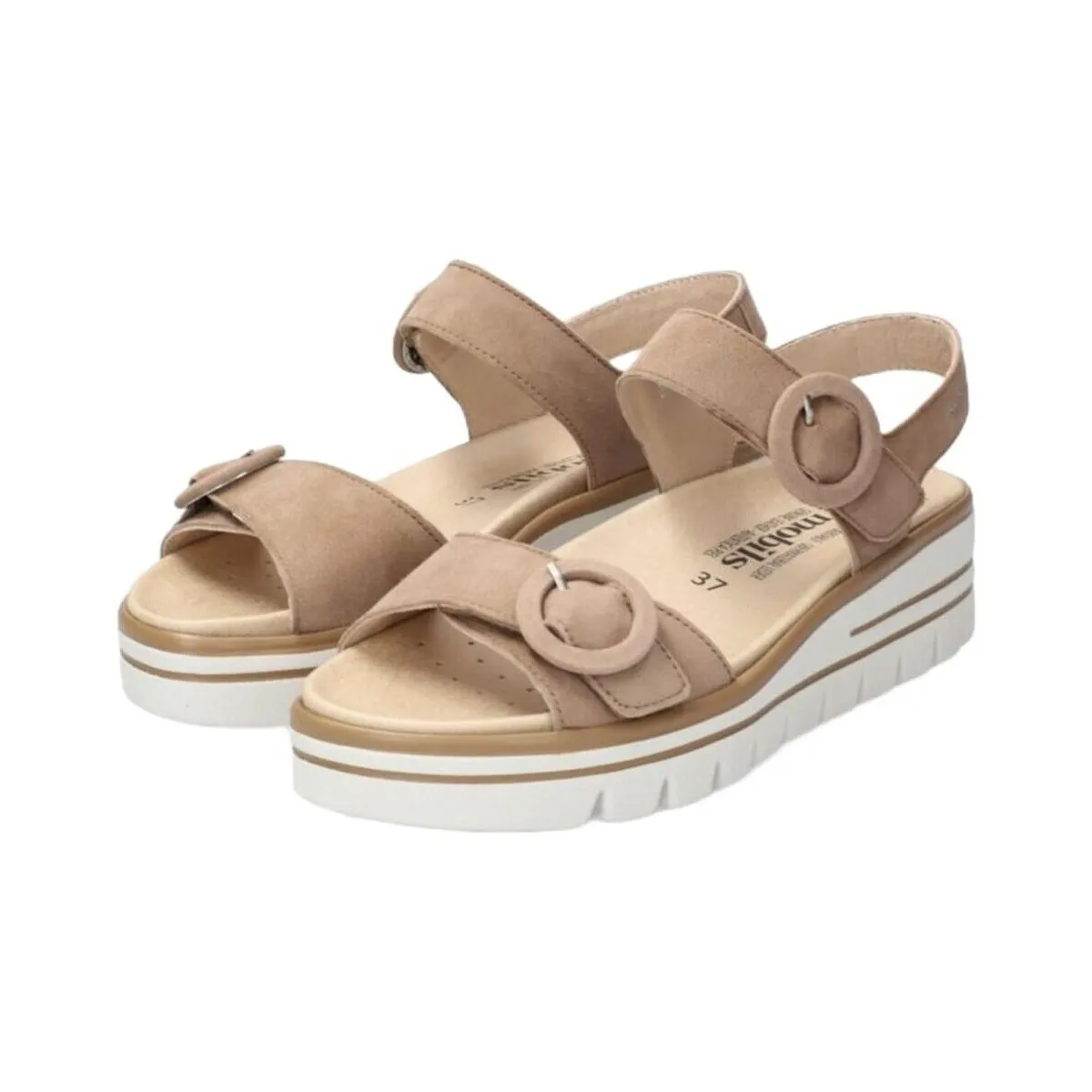 SANDALIA  MOVIL'S CLARA NUBUCK TAUPE