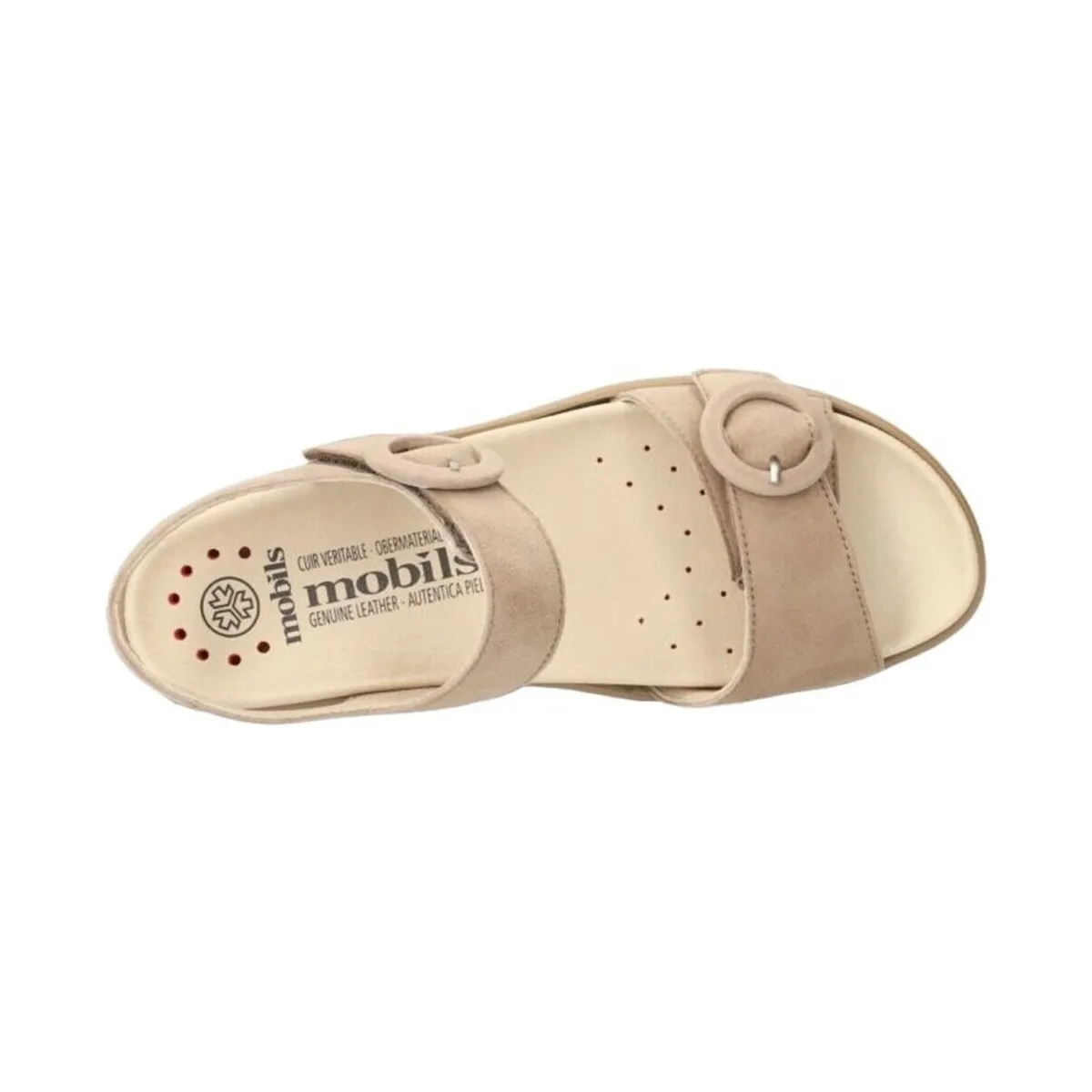 SANDALIA  MOVIL'S CLARA NUBUCK TAUPE