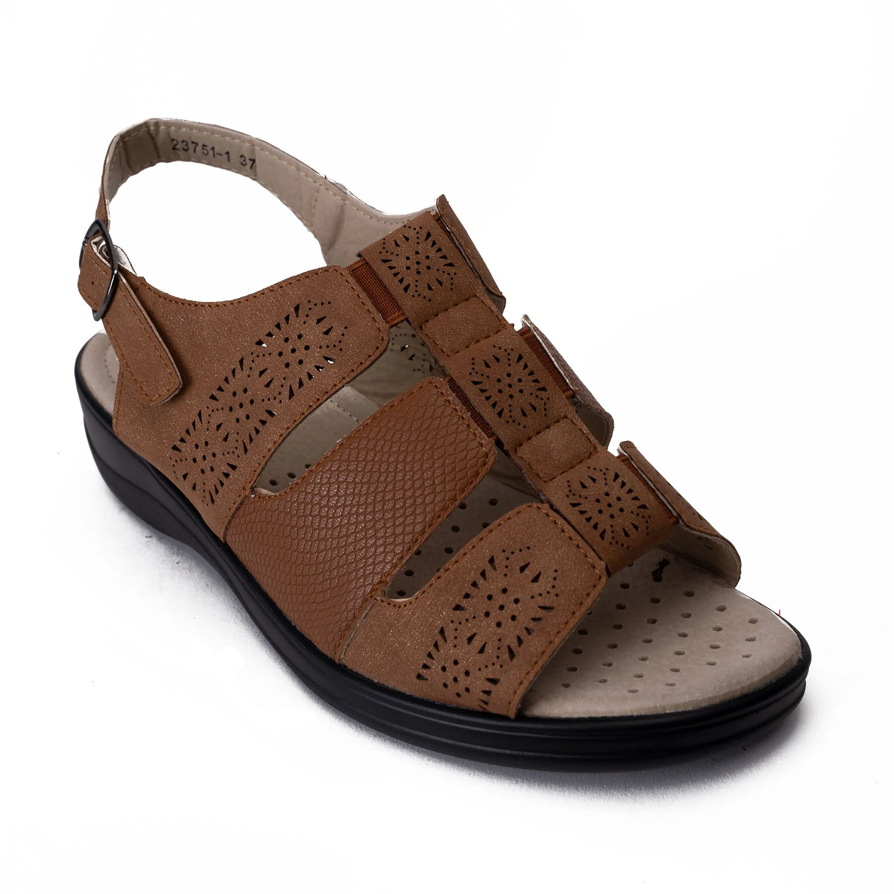Sandalia Mujer Camel Idaira Thunder Blue