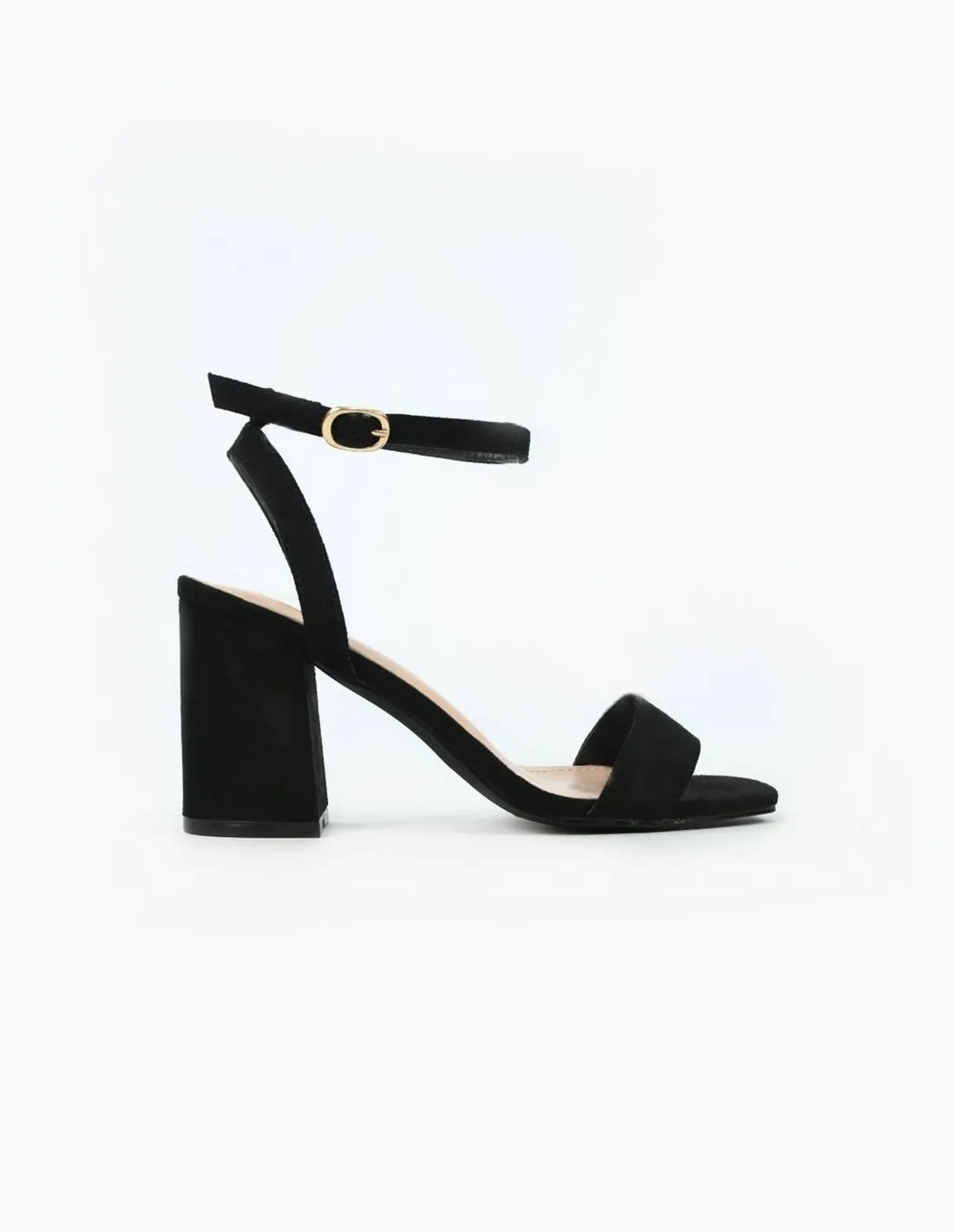 Sandalia negra tacon | Max
