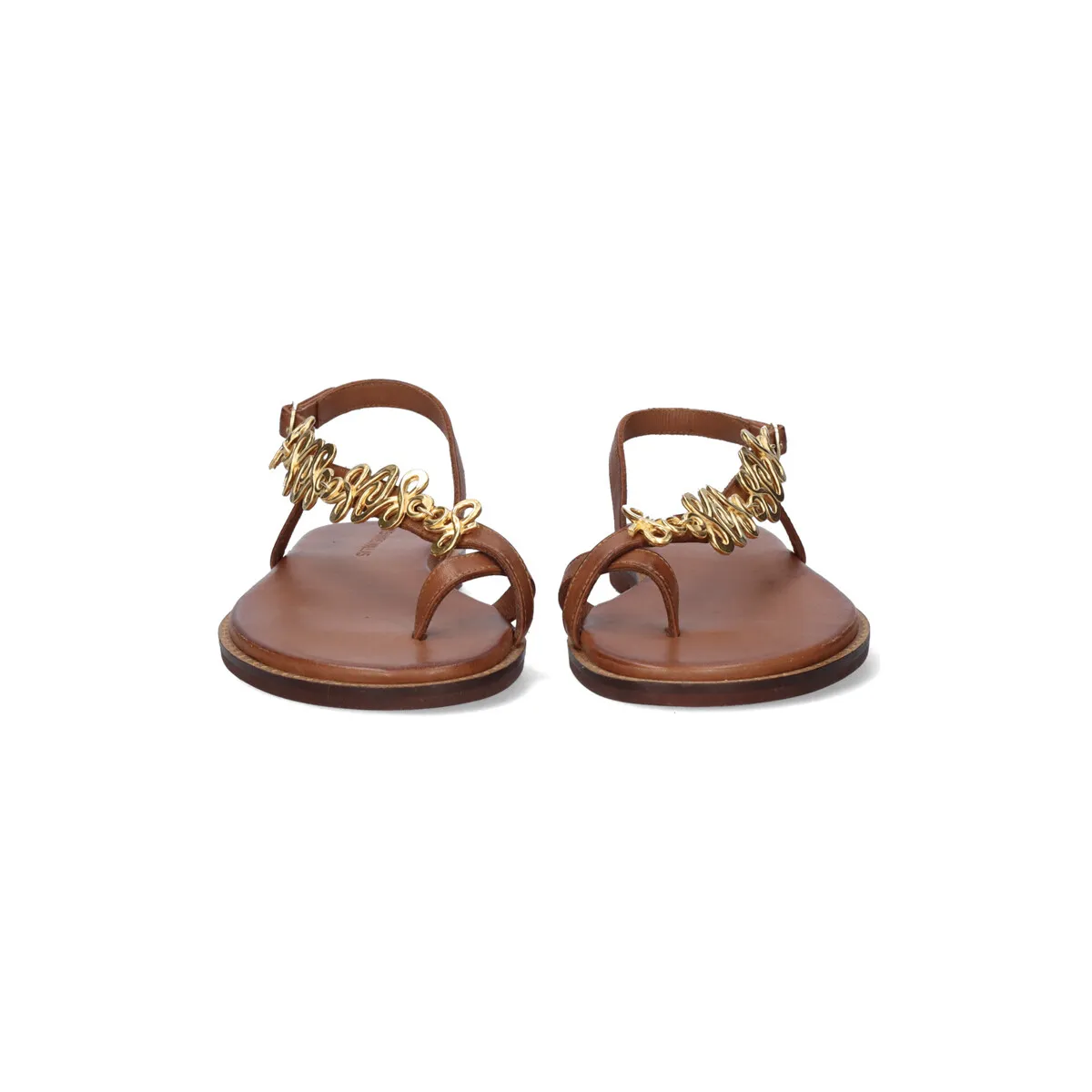 SANDALIA PLANA 577 CHIOS LEATHER TAN