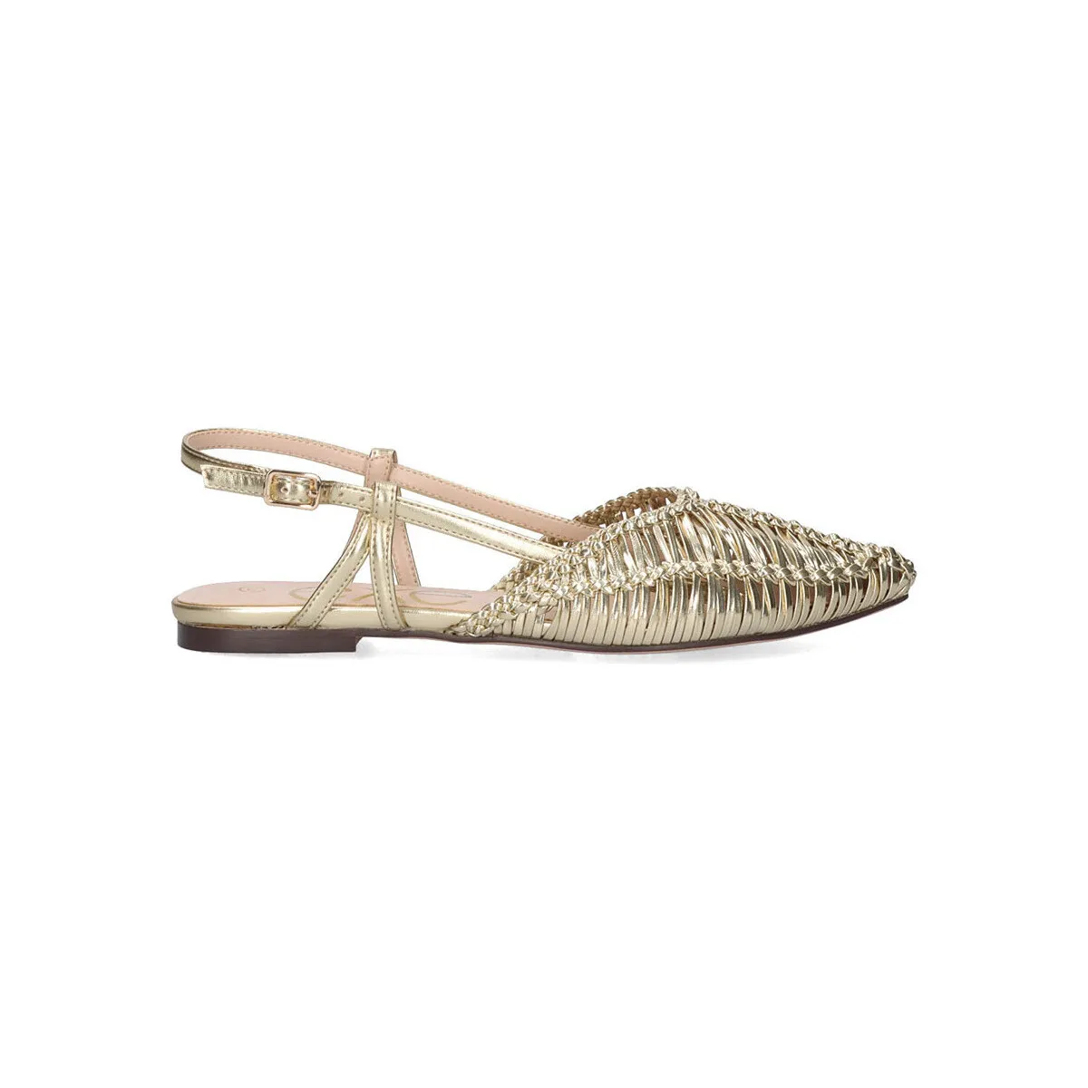 SANDALIA PLANA EXÉ 4402307 GOLD