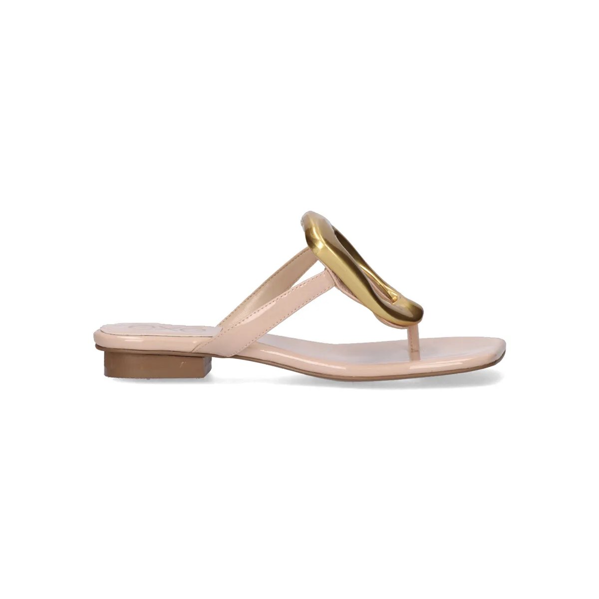 SANDALIA PLANA EXÉ STORM268 PATENT NUDE