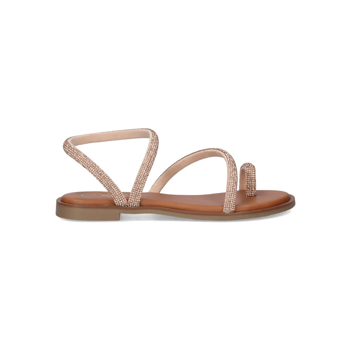 SANDALIA PLANA P33001063 ROSE GOLD