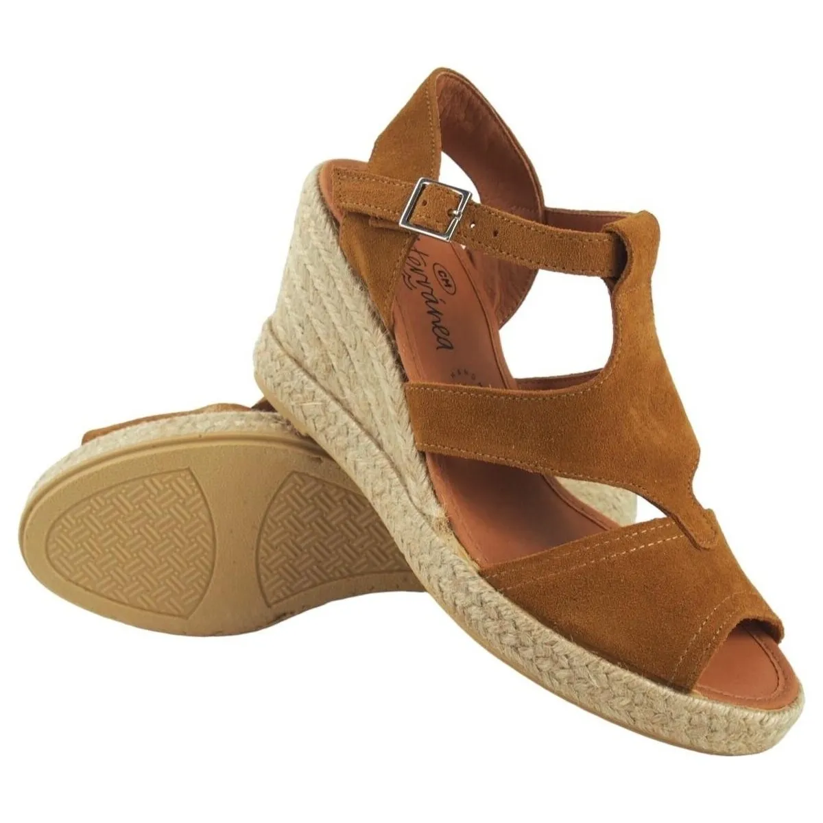 Sandalia señora  30155 cuero
