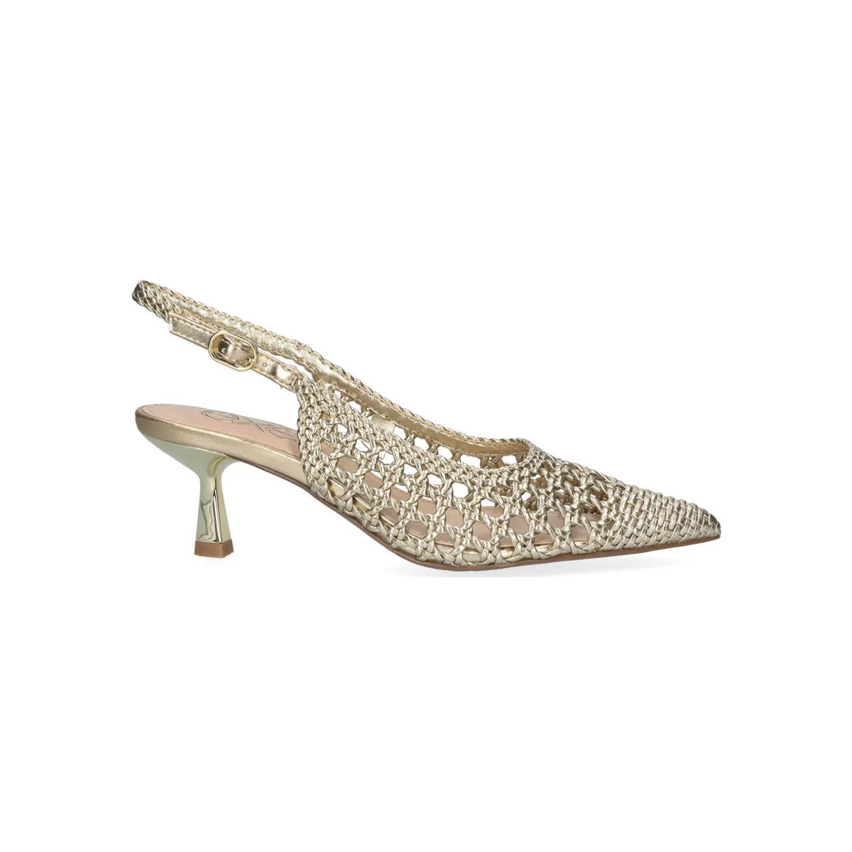 SANDALIA TACÓN EXÉ SELENA850 METALLIC GOLD