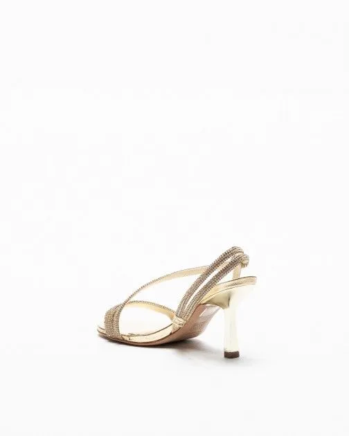 SANDALIAS DE TACóN ALTO PROF 18101153 DORADO