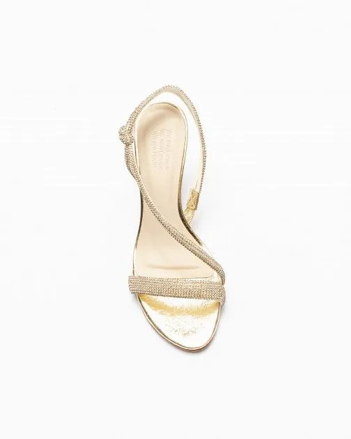 SANDALIAS DE TACóN ALTO PROF 18101153 DORADO