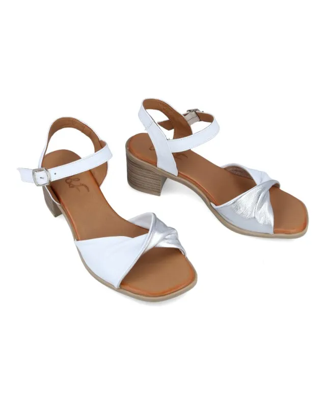 SANDALIAS DE TACóN BAJO W&F DOUBLEFACE 21501