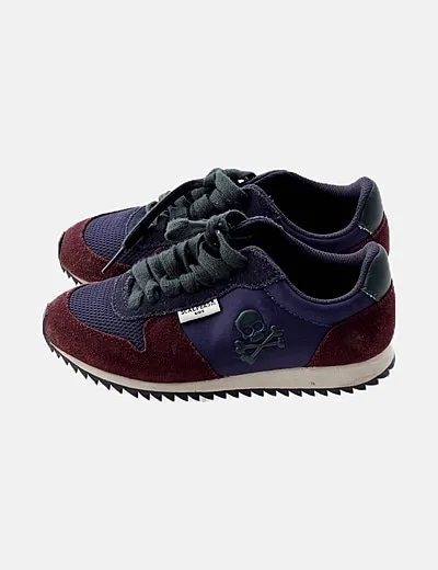 Scalpers Zapatilla multicolor cordones