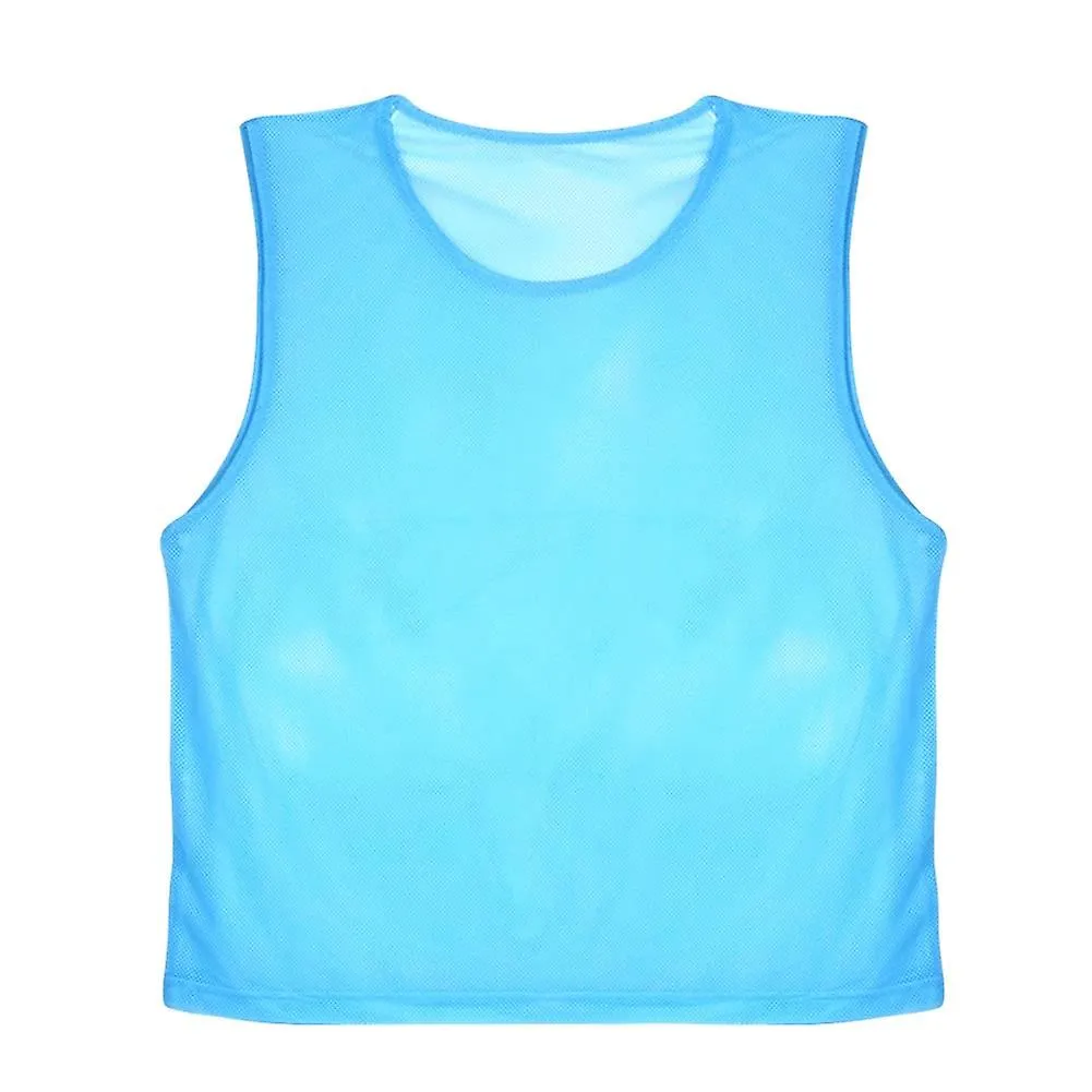 Scrimmage Training Vests, Solid Mesh Practice Jerseys Bibs for Volleyball Soccer Basketballfor Volleyball Soccer Basketball (12 
