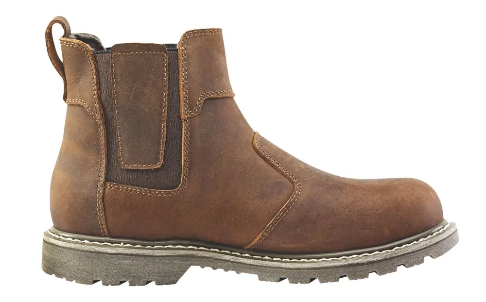 Site Mudguard, botas de seguridad de media caña, marrón, talla 45
