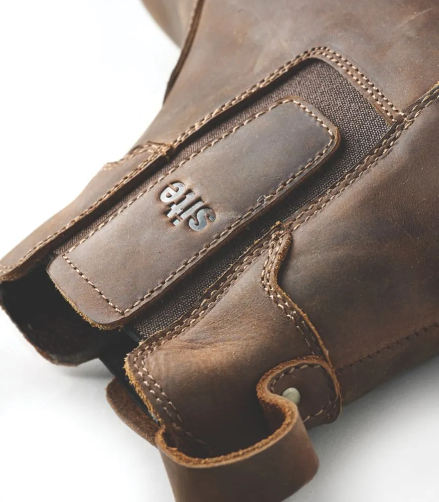 Site Mudguard, botas de seguridad de media caña, marrón, talla 45