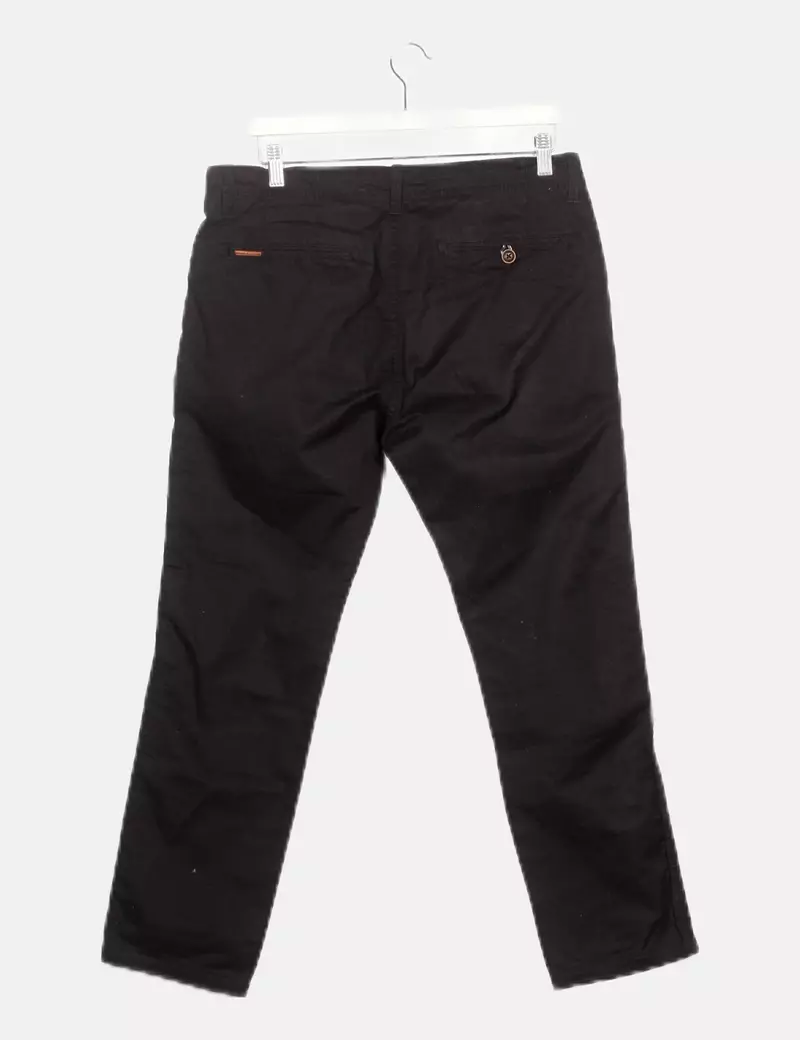 Springfield Pantalón negro chino