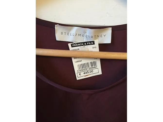 Stella Mc Cartney Camiseta STELLA MCCARTNEY.fr 38 SINTÉTICO Burdeos 