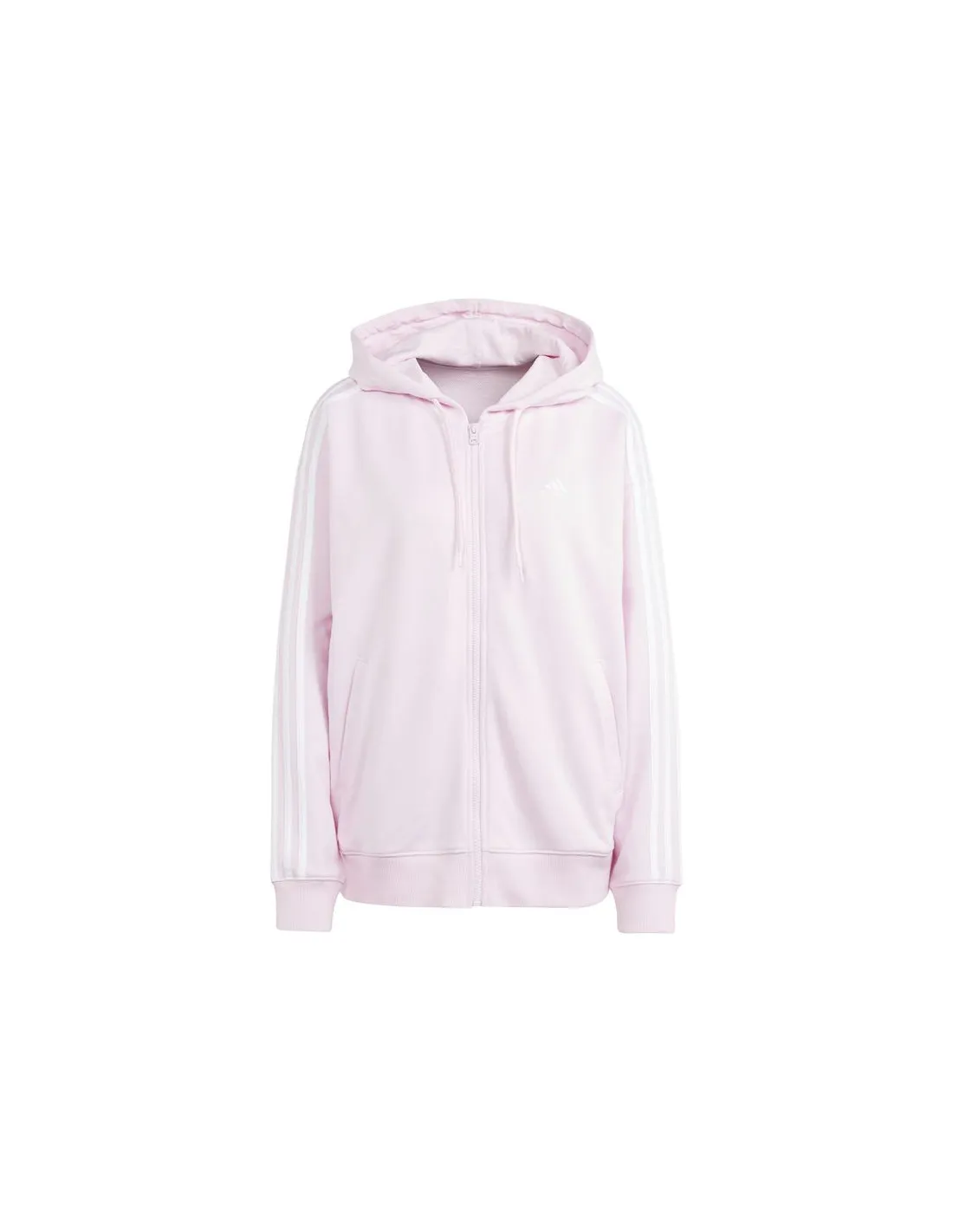 Sudadera adidas Essentials 3 Bandas Mujer Rosa