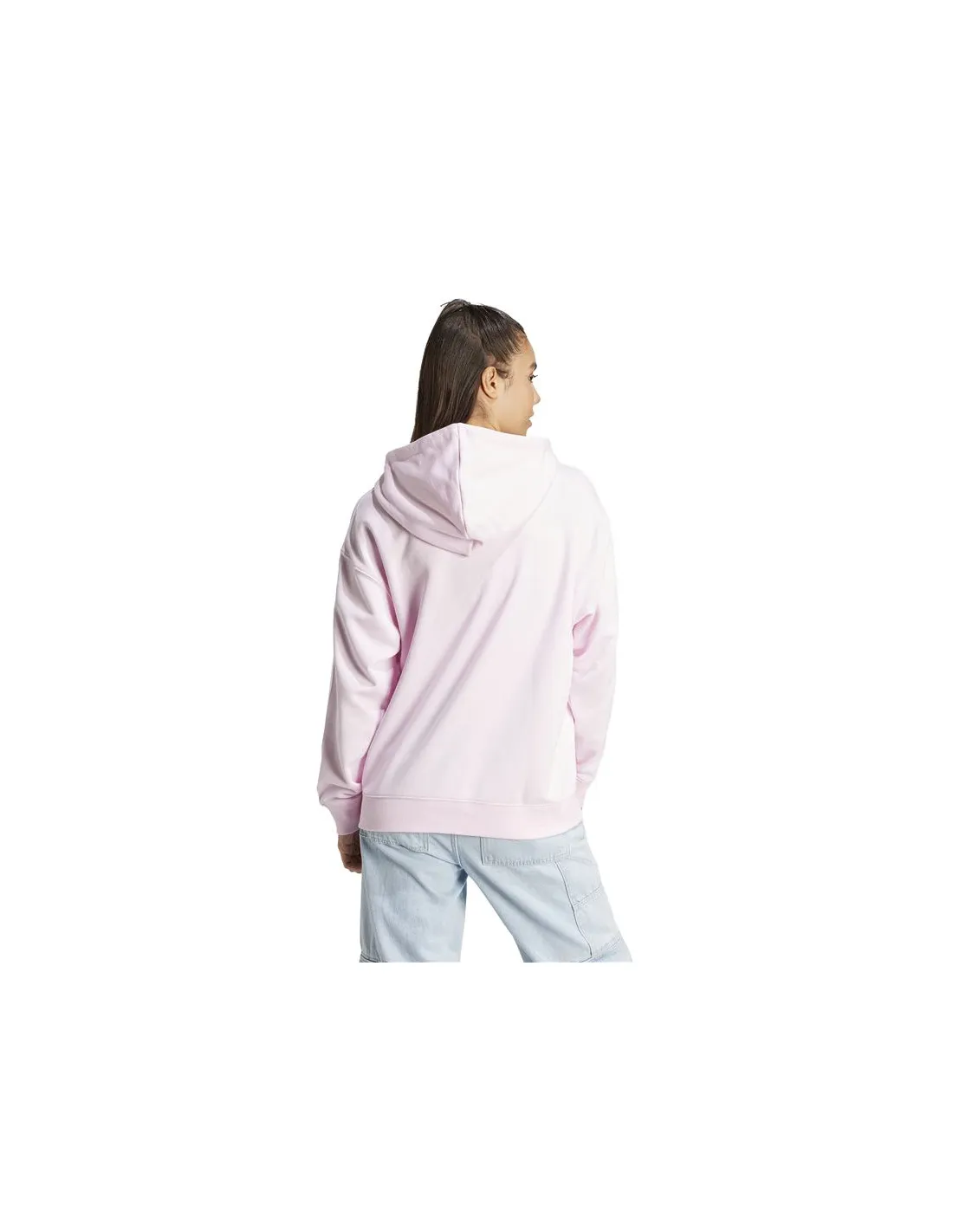 Sudadera adidas Essentials 3 Bandas Mujer Rosa