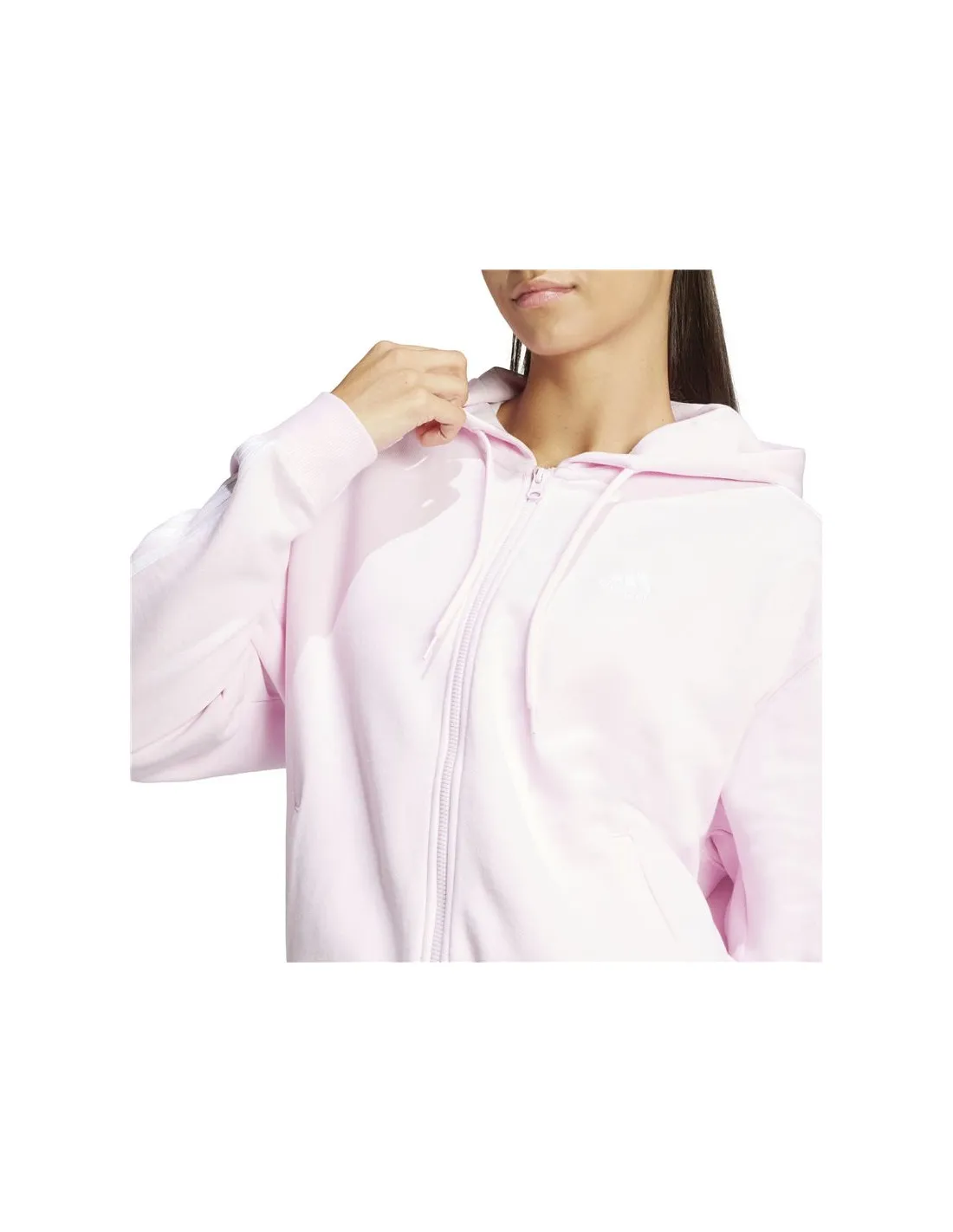 Sudadera adidas Essentials 3 Bandas Mujer Rosa