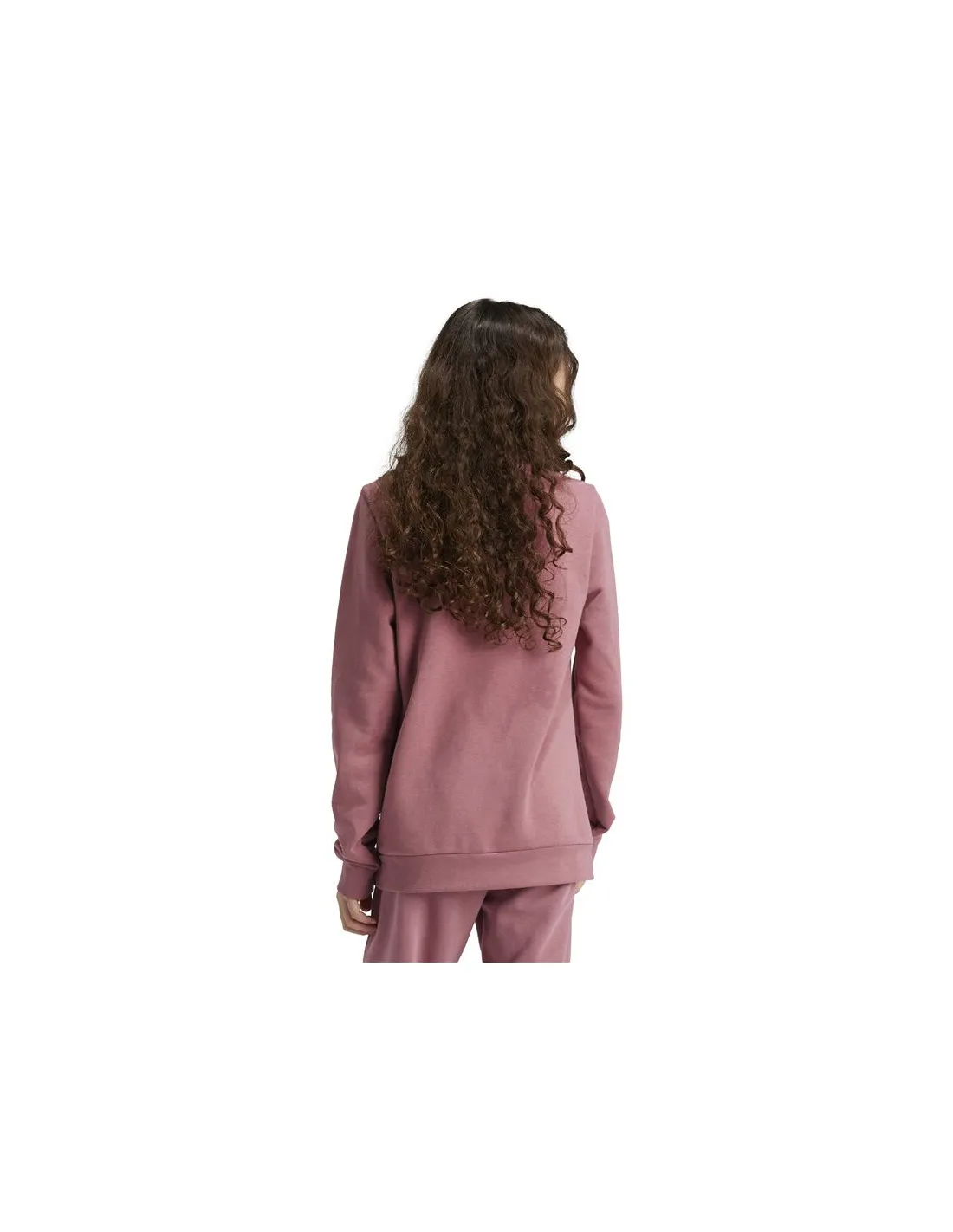 Sudadera adidas Essentials Big Logo Cotton Niña Rosa