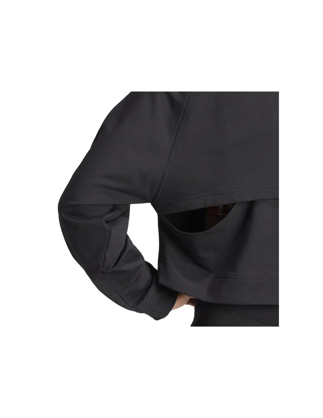 Sudadera de Fitness adidas Essentials Power Cover Up Mujer Negro