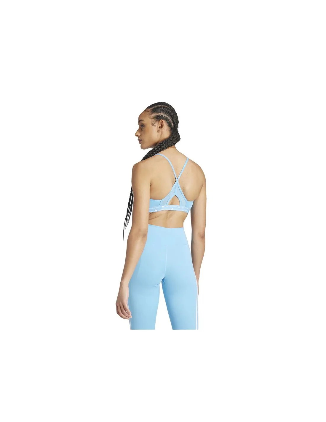 Sujetador Deportivo adidas Essentials Aeroreact 3 Bandas Mujer