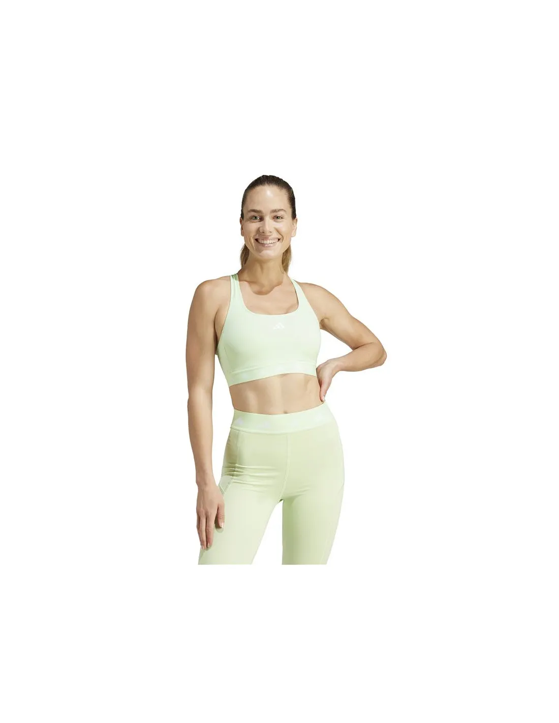 Sujetador Deportivo adidas Essentials Mujer Verde