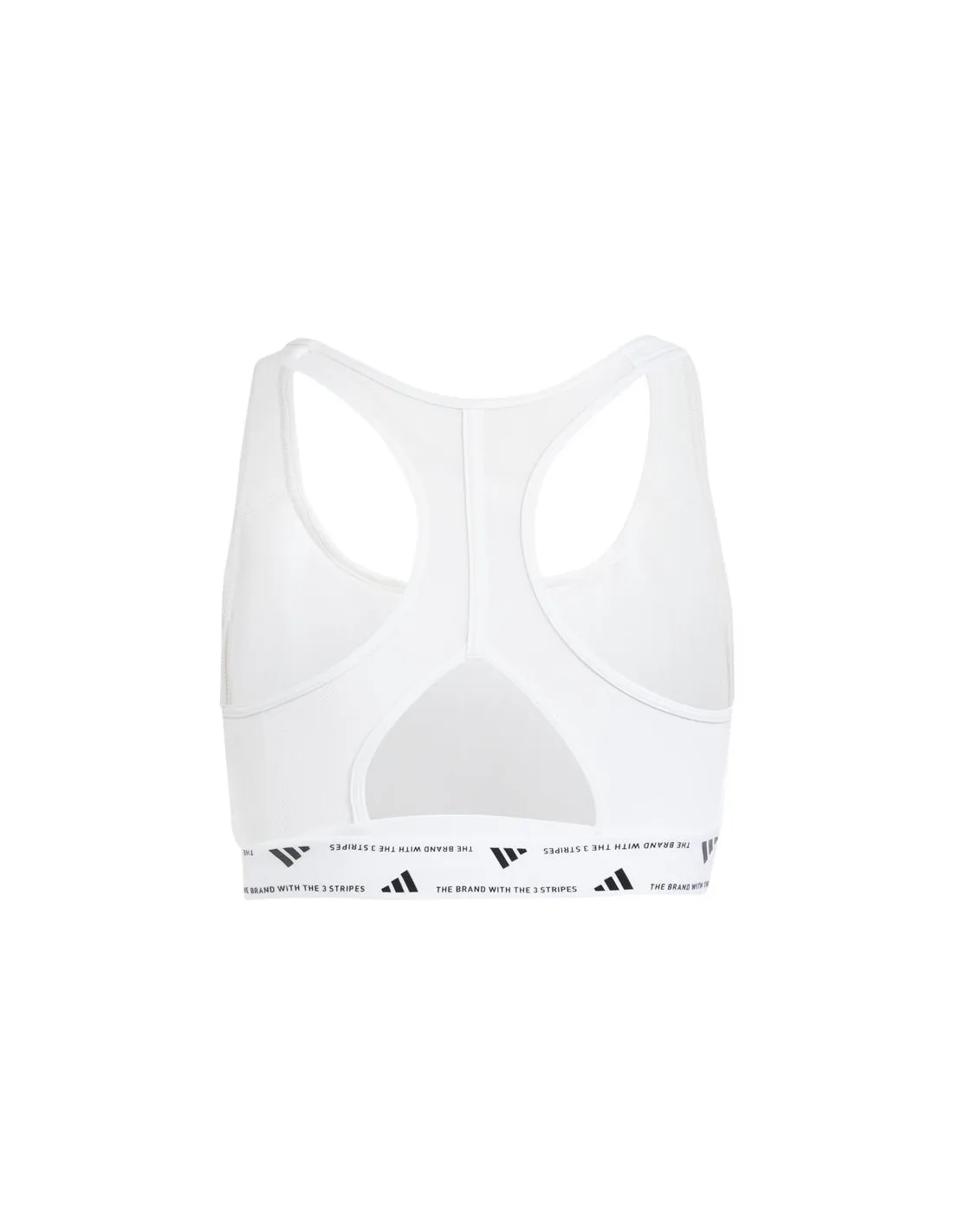 Sujetador Deportivo  adidas Essentials Powerreact  Mujer Blanco