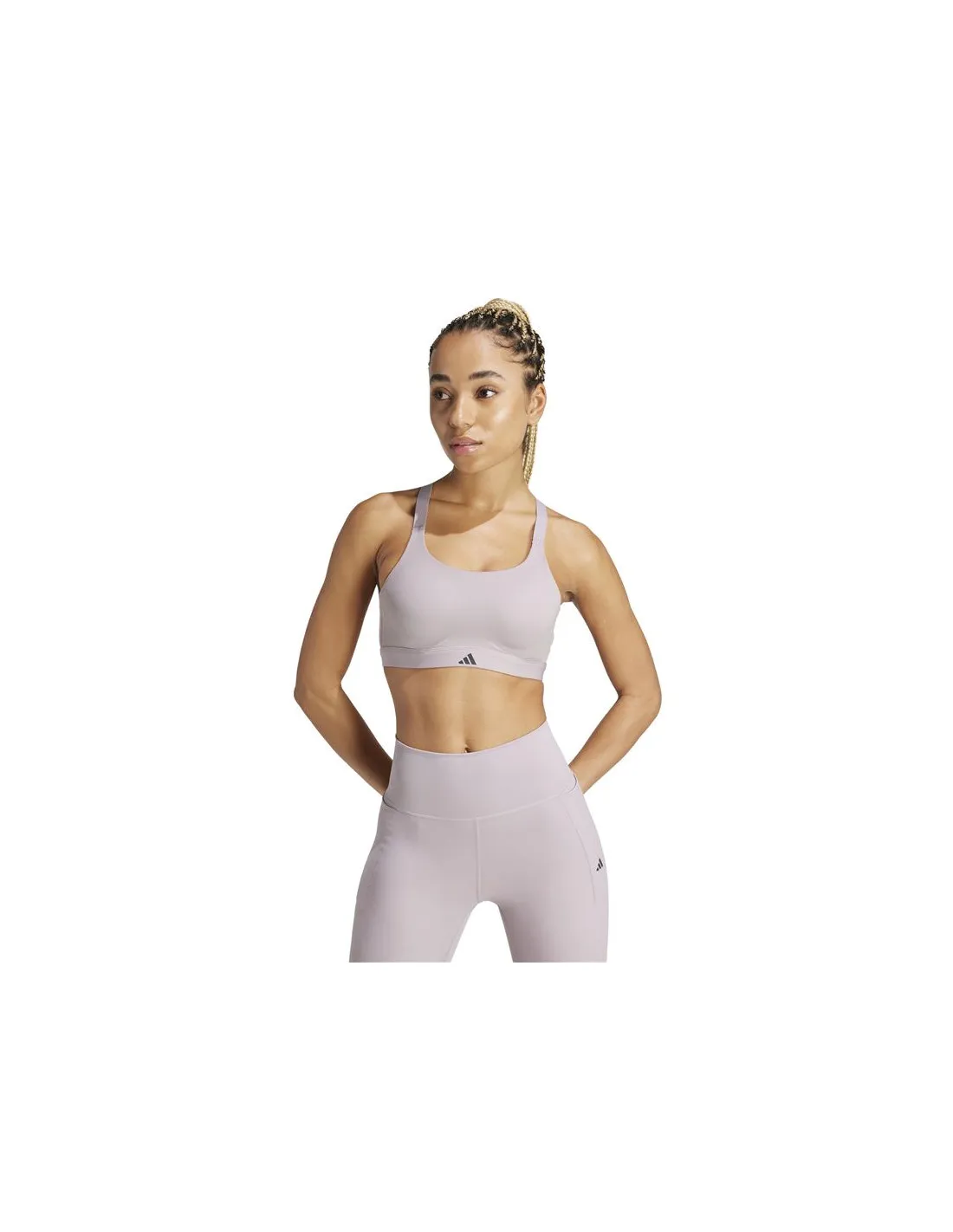 SUJETADOR DEPORTIVO ADIDAS ESSENTIALS TLRD IMPACT LUXE HIGHSUPPORT MUJER MORADO