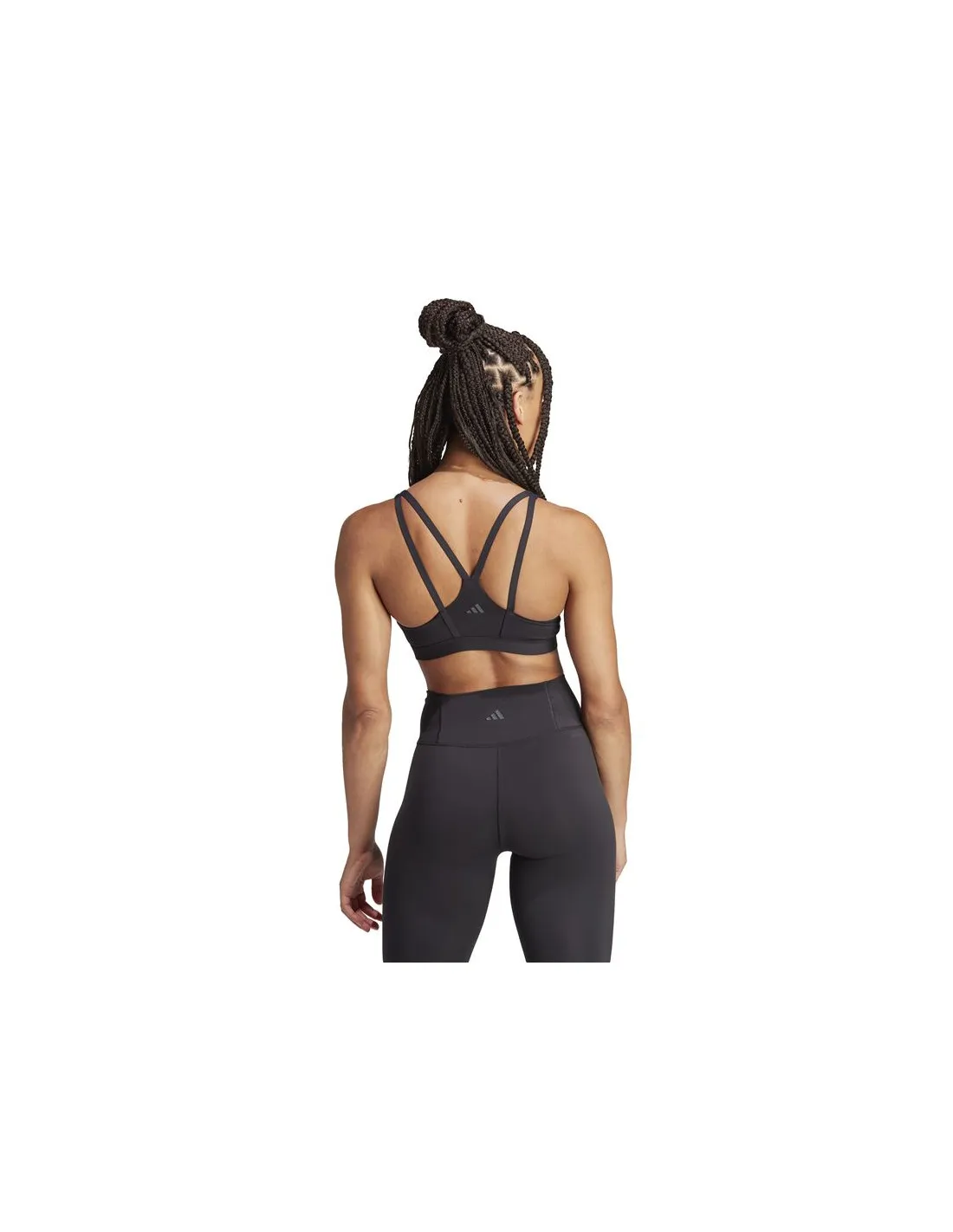 Sujetador Deportivo de Fitness adidas Essentials All Me Medium Support Mujer Negro