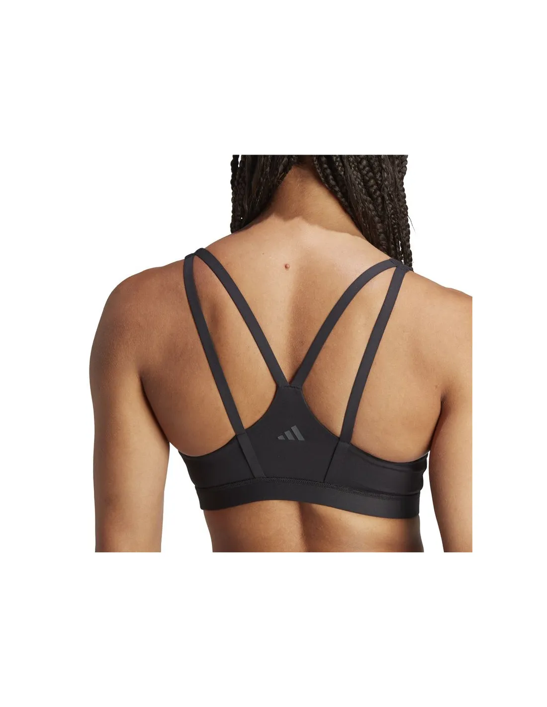 Sujetador Deportivo de Fitness adidas Essentials All Me Medium Support Mujer Negro