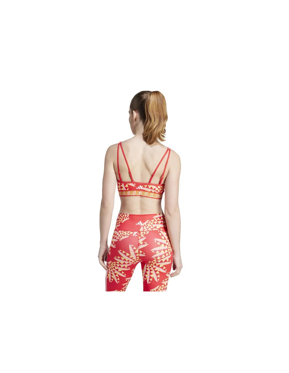 Sujetador Deportivo de Fitness adidas Essentials Farm Mujer Tomate
