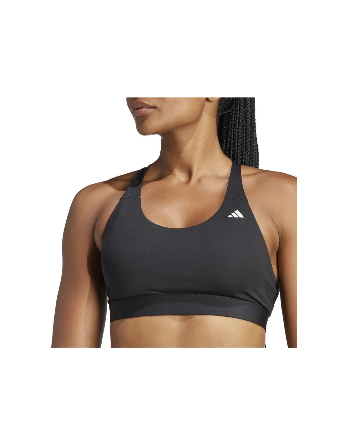 Sujetador Deportivo de Fitness adidas Essentials Ultimate Ms Mujer Negro