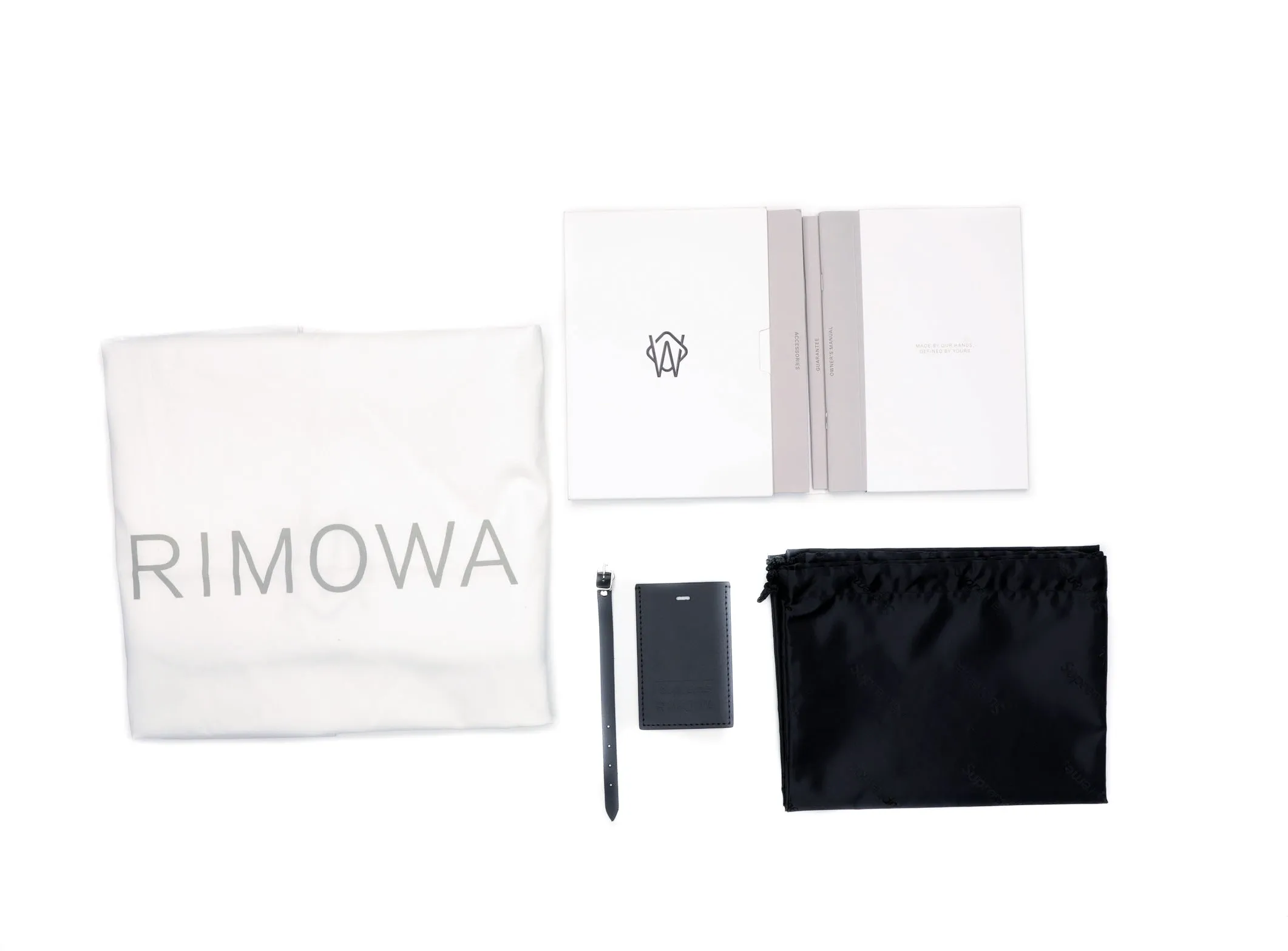 SUPREME RIMOWA CHECKIN L BLACK 86 L