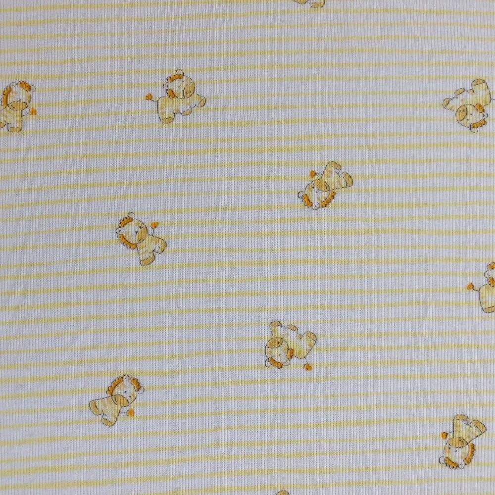 Sábana Bajera Zebra Amarillo
